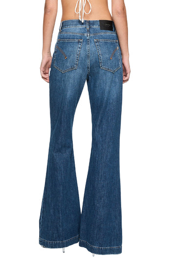 Olivia 5 Pocket Bootcut Jeans In 10 Oz Fixed Denim