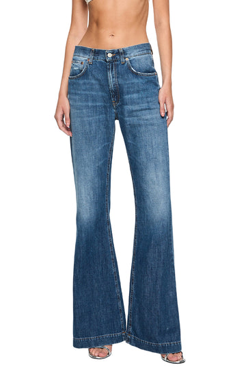 Olivia 5 Pocket Bootcut Jeans In 10 Oz Fixed Denim