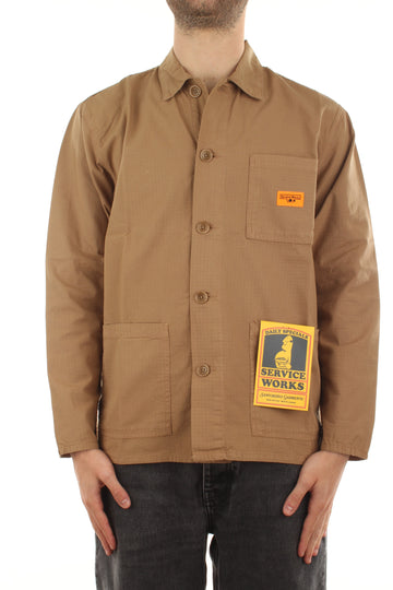 RIPSTOP COVERALL JACKET MINK