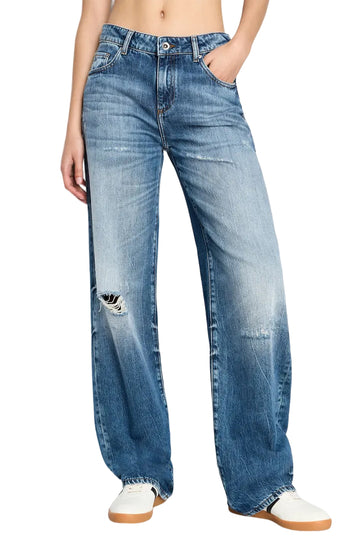 Jeans J52 low rise relaxed in rigid cotton denim
