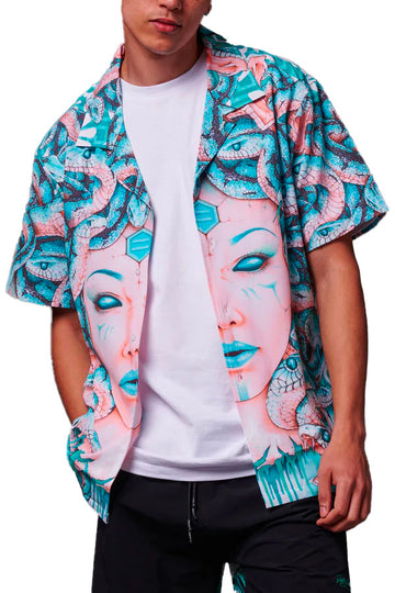Camicia Medusa Bowling Shirt