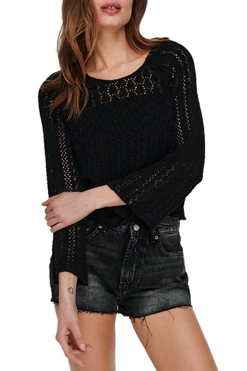 Cropped Knitted Pullover
