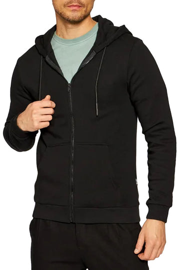 Sweatshirt with hood and zip