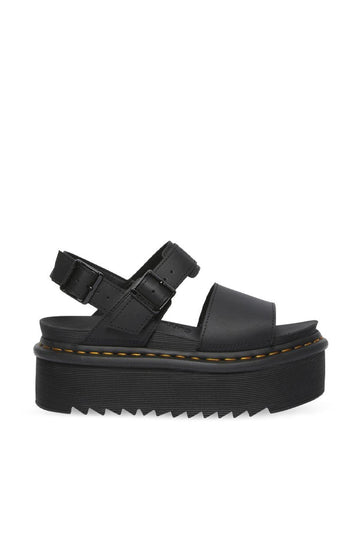Voss Quad leather platform sandals with strap