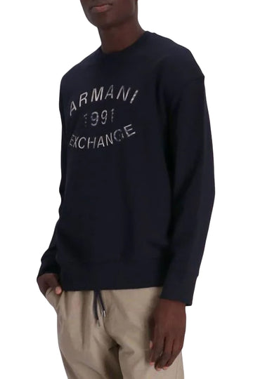 College sweatshirt in French terry cotton